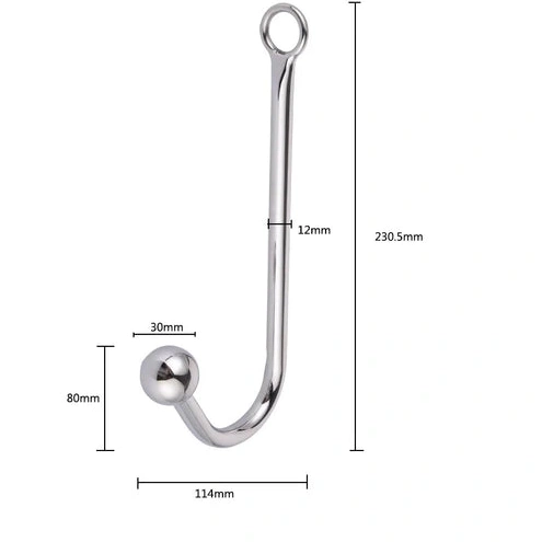 Anal Hooks Elegant and 5334 Beaded Anal with Cuffs Collar Hook 0922